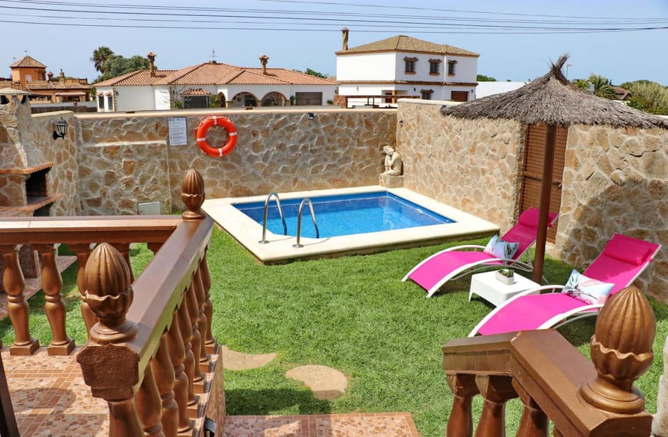 Garden, Swimming pool, sunbed