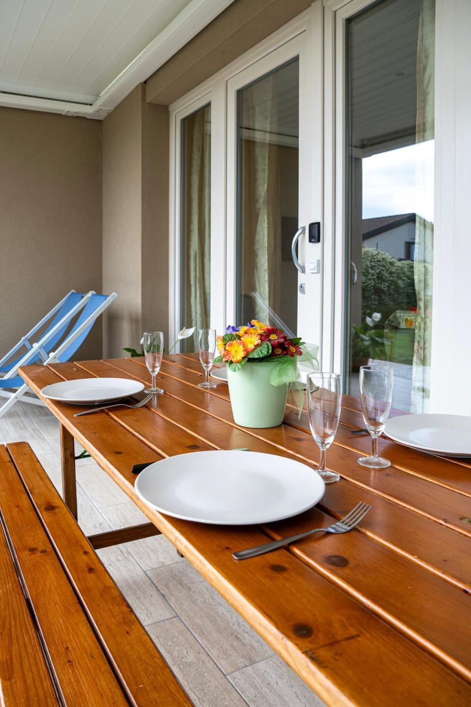 Property building, Patio