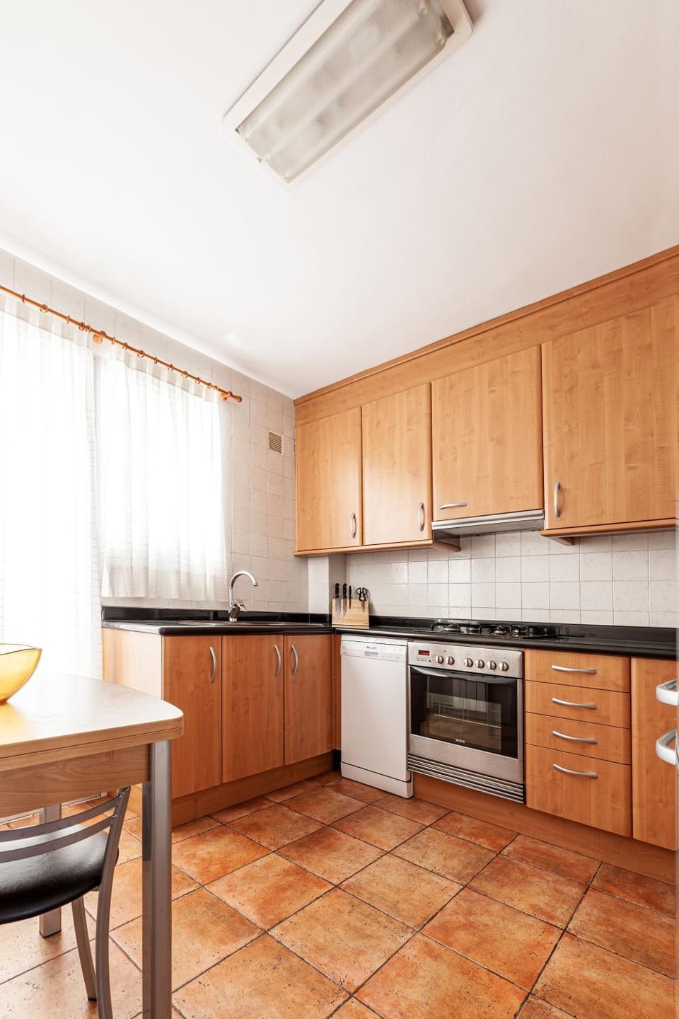 Living room, Communal kitchen