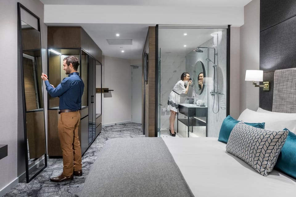 People, Bathroom, Bedroom