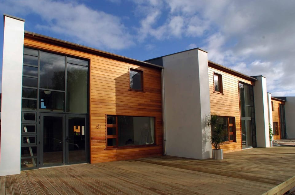 Property building, On site