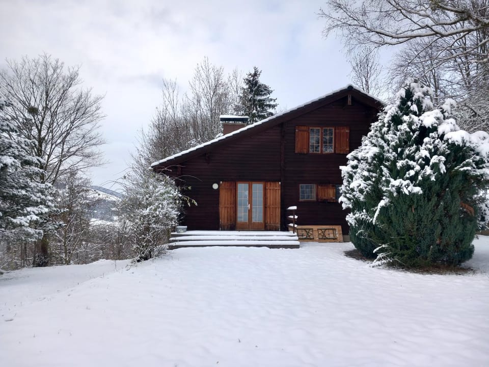 Property building, Natural landscape, Winter