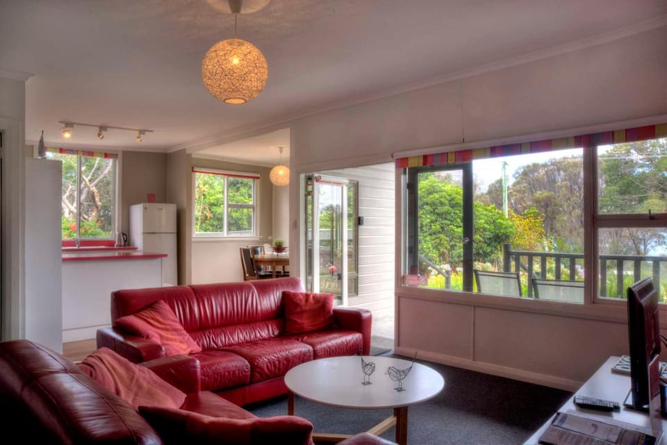 Living room, Seating area, Garden view, Sea view