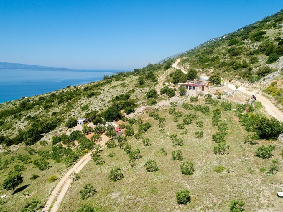 Property building, Natural landscape, Bird's eye view