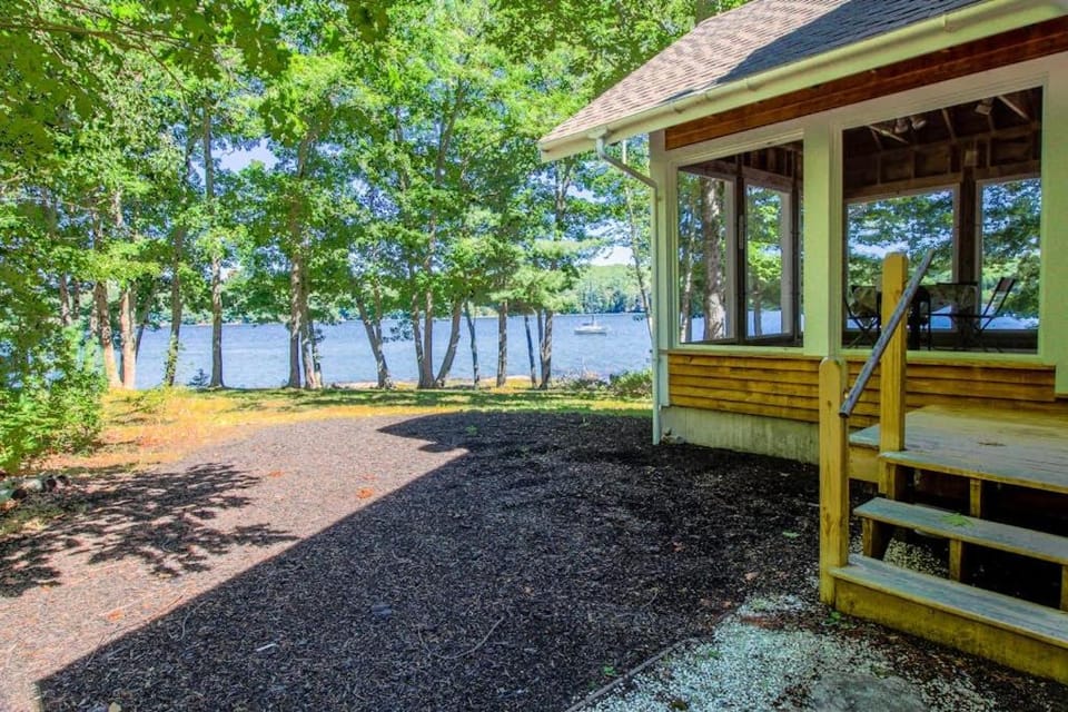 Property building, Day, Lake view