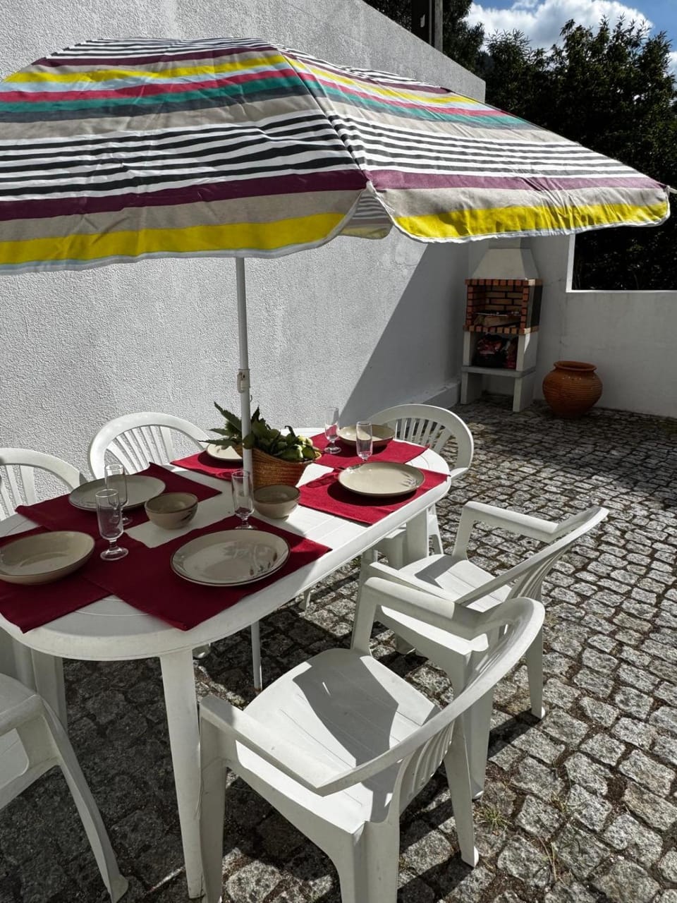 Patio, BBQ facilities, Dining area