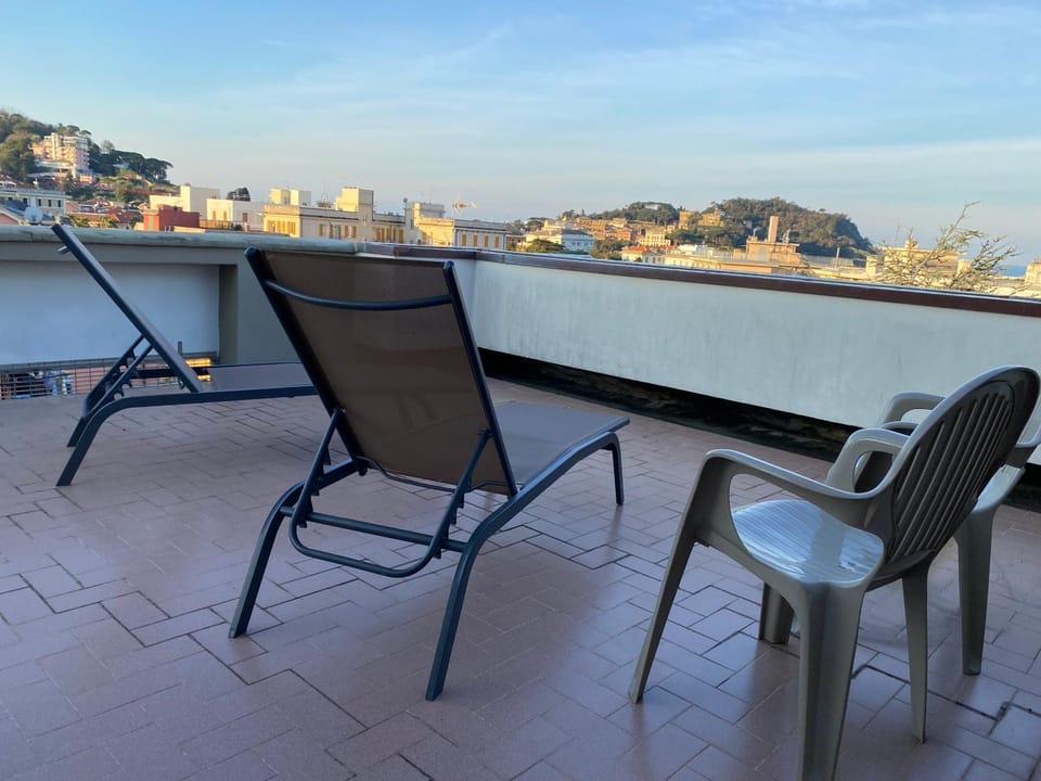Patio, Day, View (from property/room), Balcony/Terrace, City view, Sea view