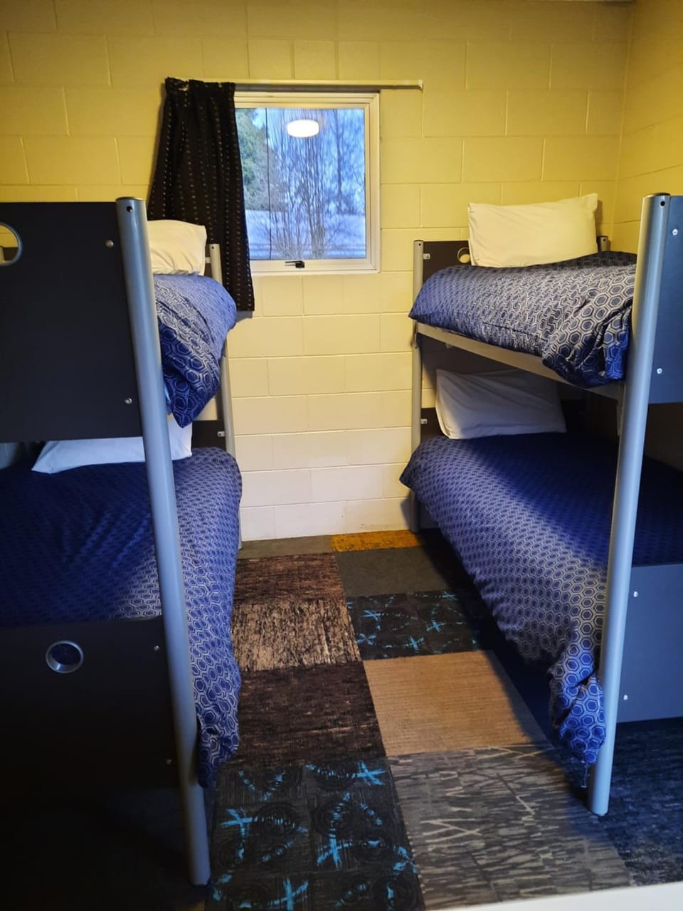 Photo of the whole room, bunk bed