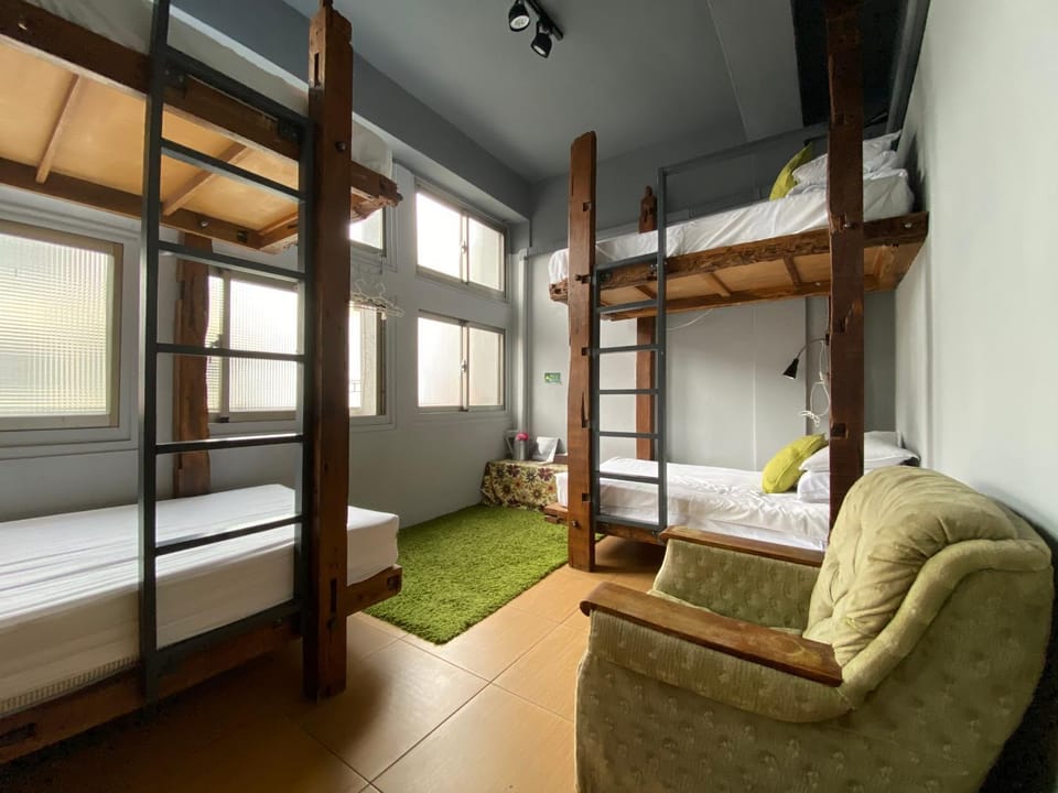 Photo of the whole room, bunk bed
