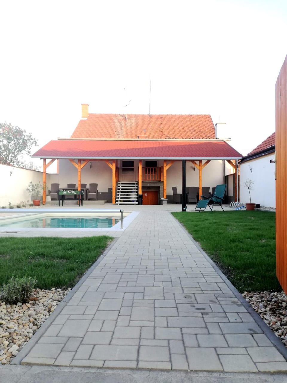 Property building, Pool view