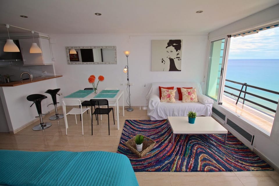 Natural landscape, View (from property/room), Balcony/Terrace, Kitchen or kitchenette, Living room, Other, Seating area, Dining area, Sea view