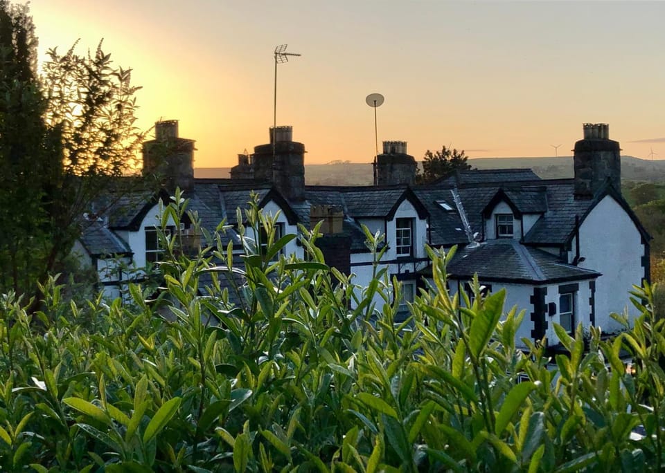 Property building, Sunset