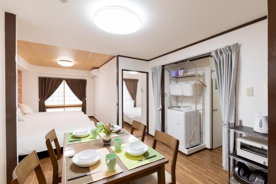 Living room, Dining area, Bedroom