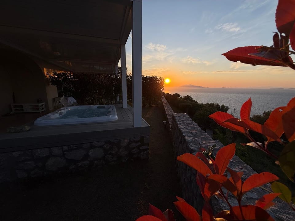 Hot Tub, Sunset