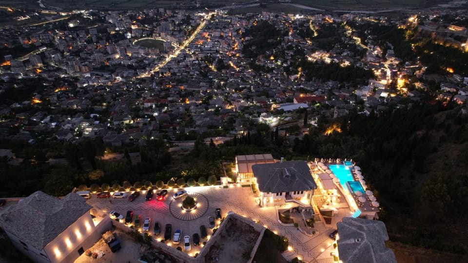 Property building, Night, City view
