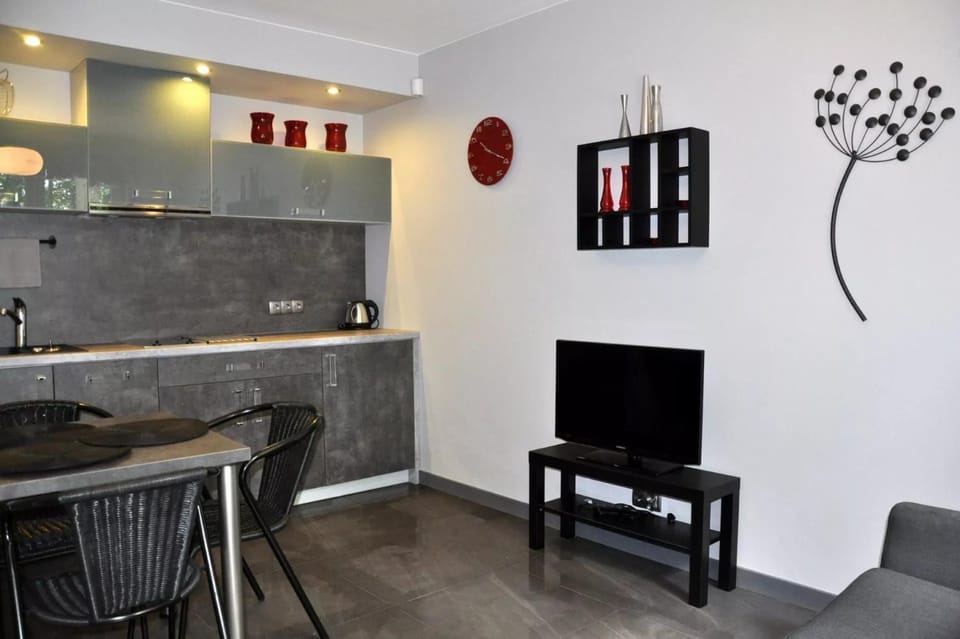 Kitchen or kitchenette, Living room, Dining area