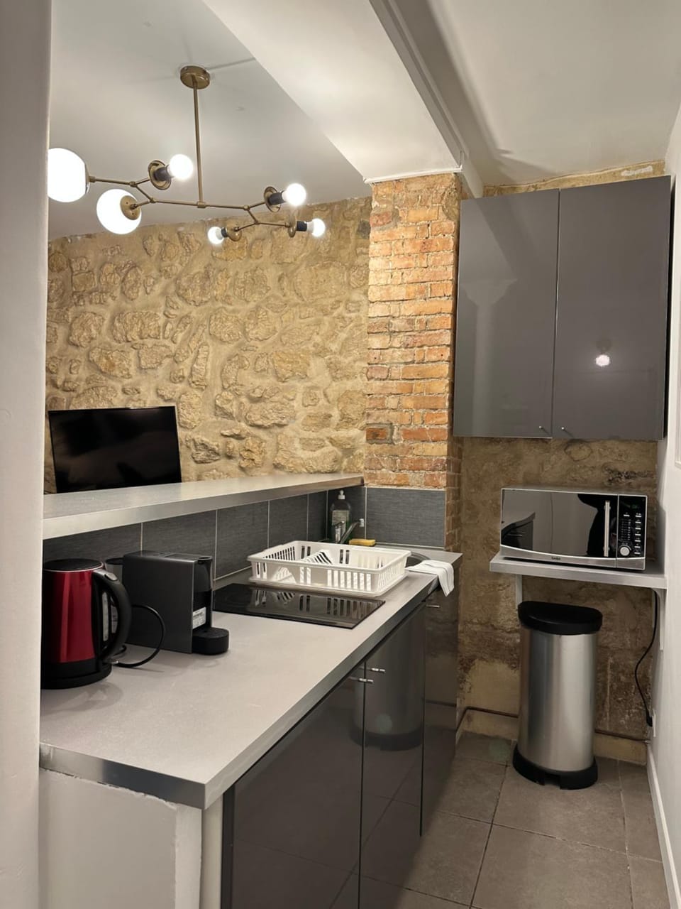 Coffee/tea facilities, Kitchen or kitchenette, minibar, stove, toaster