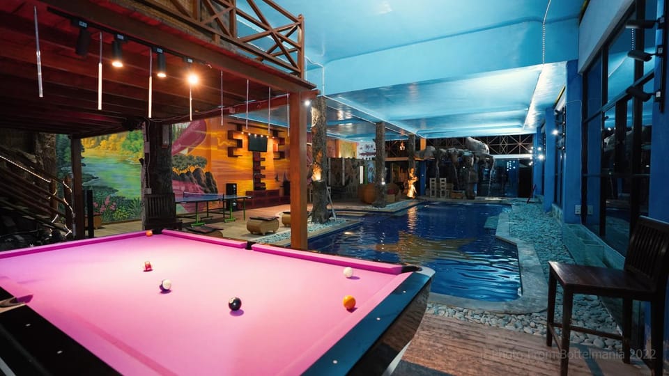 Billiard, Table tennis, Swimming pool