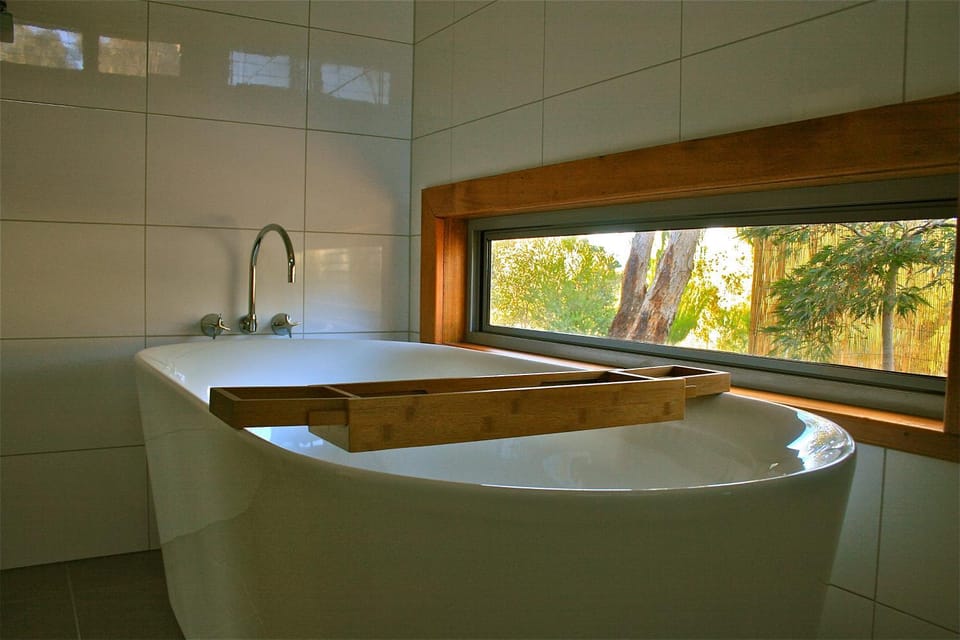 Bathroom, Garden view