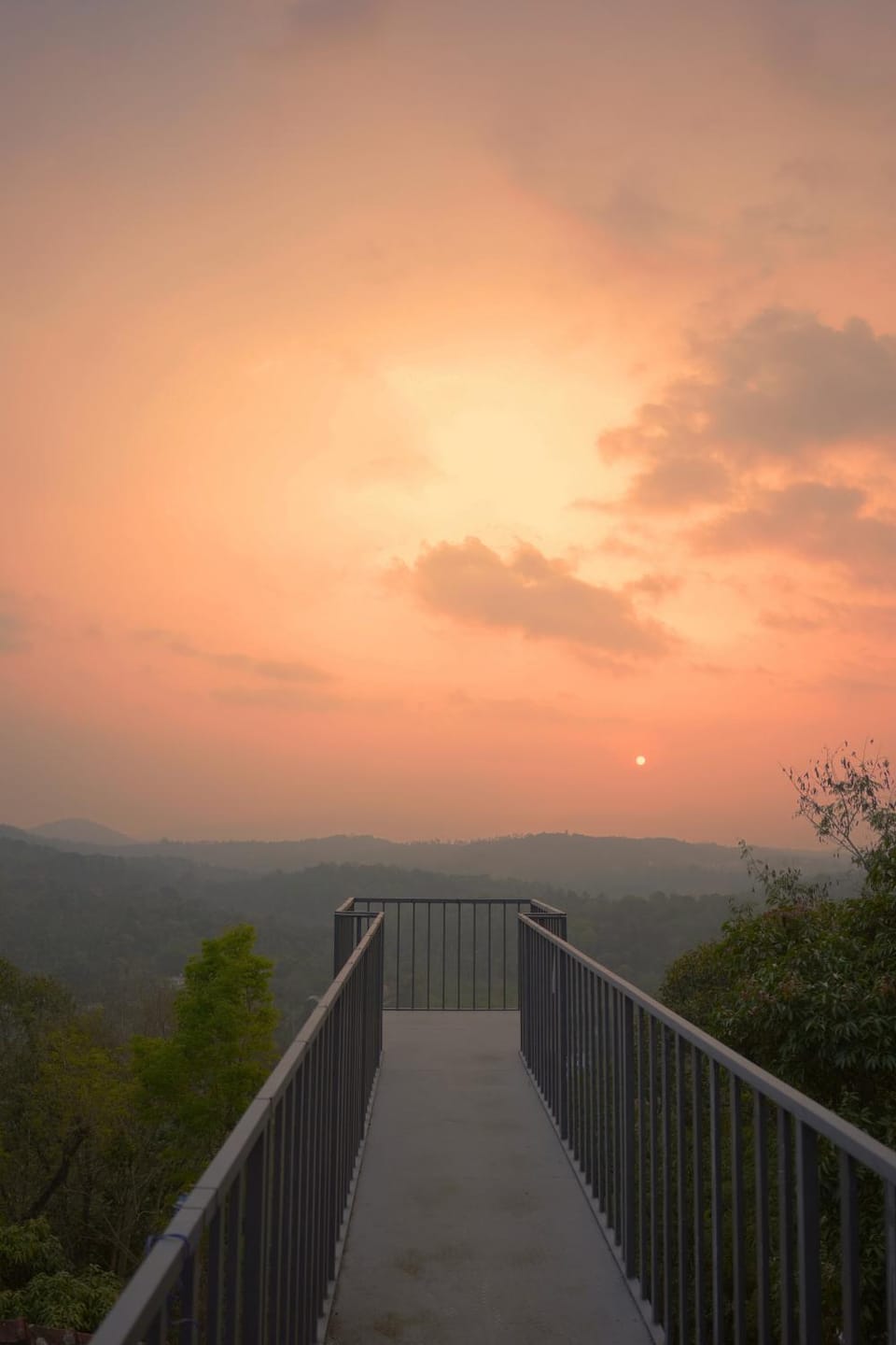 Property building, Sunset