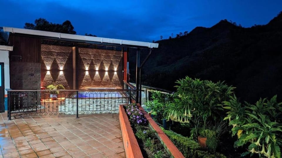 Patio, Night, Garden