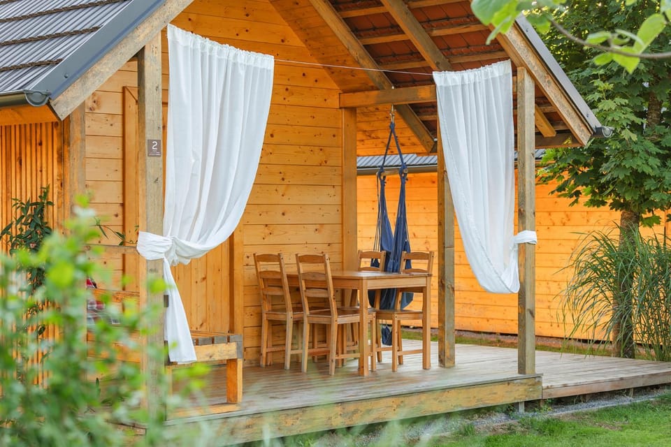 Glamping Kolpa Resort Luxury tent in Slovenia