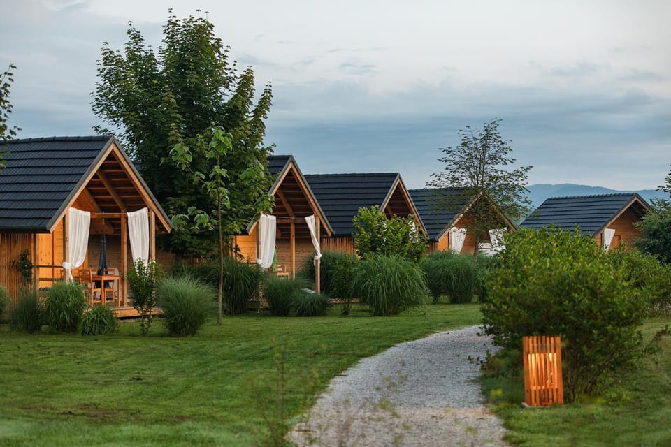 Glamping Kolpa Resort Luxury tent in Slovenia
