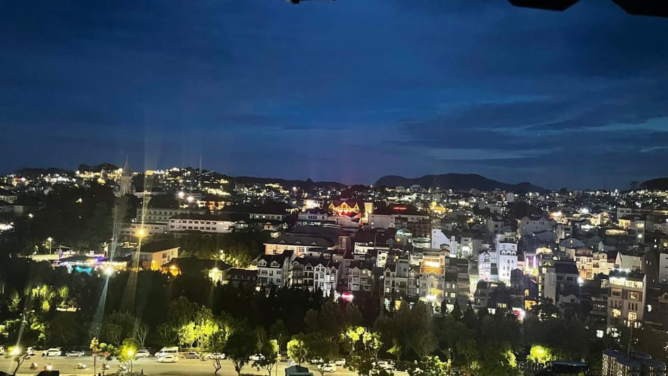 Night, Natural landscape, Bird's eye view, City view