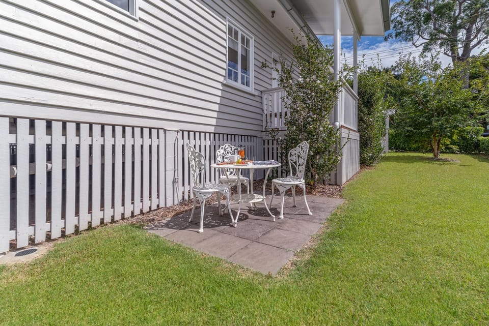 Property building, Garden view