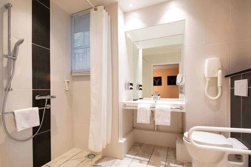 Shower, Bathroom, Facility for disabled guests