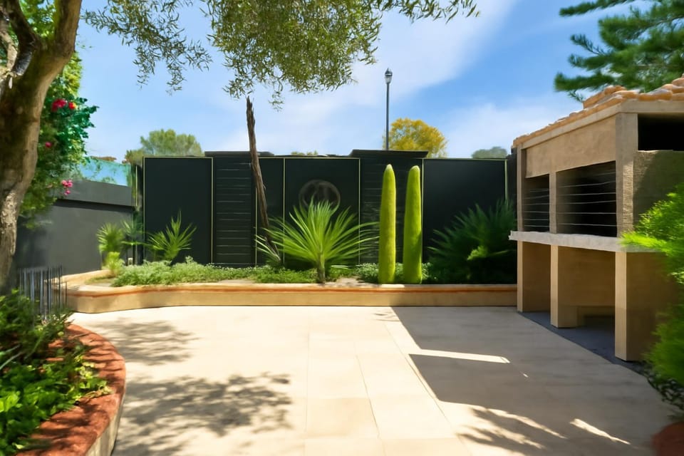 Spring, Day, Garden, Garden view