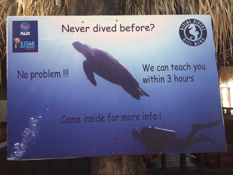 Off site, Diving