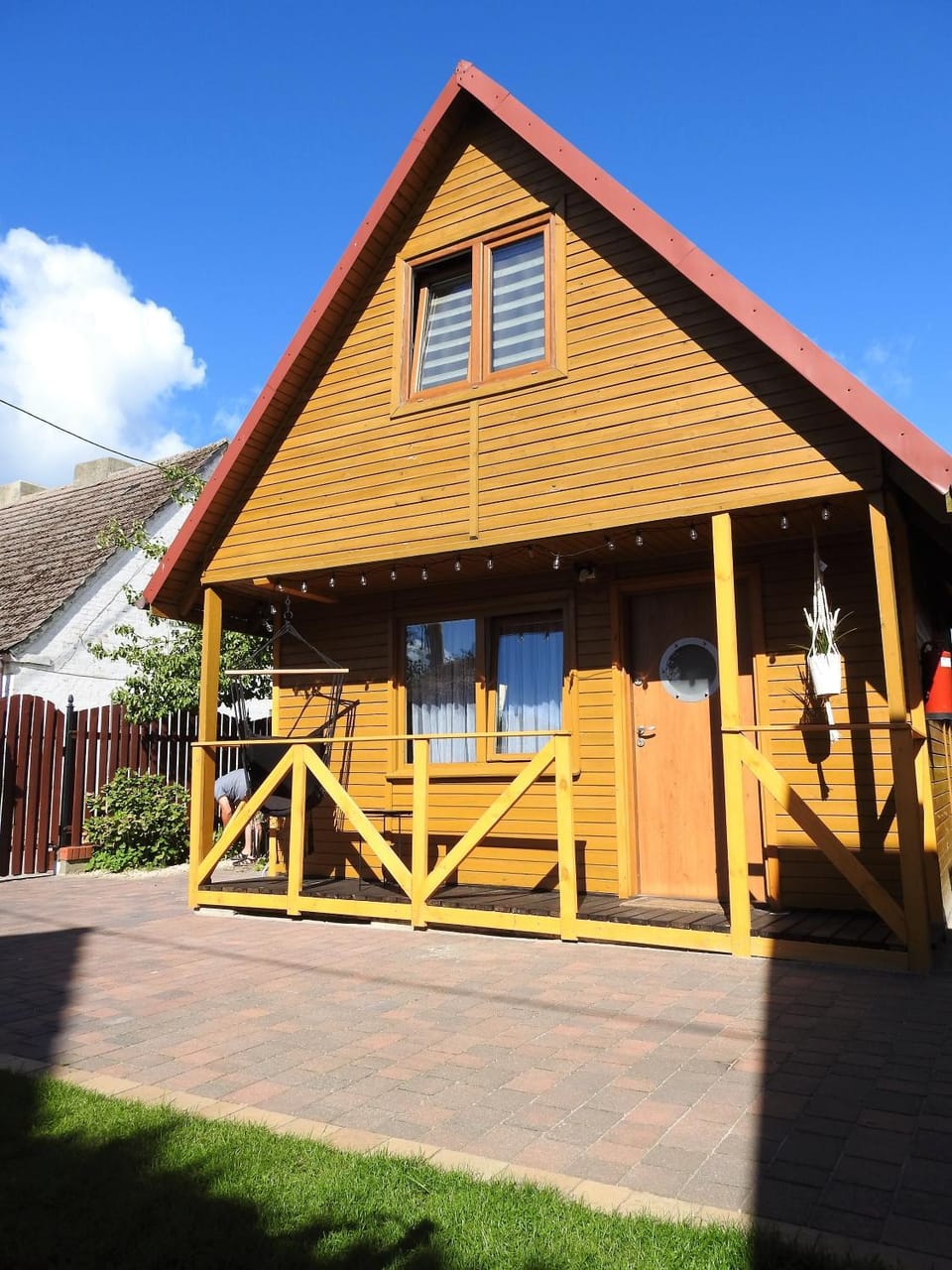 Domki u Skrzata Drewniane Nature lodge in Leba