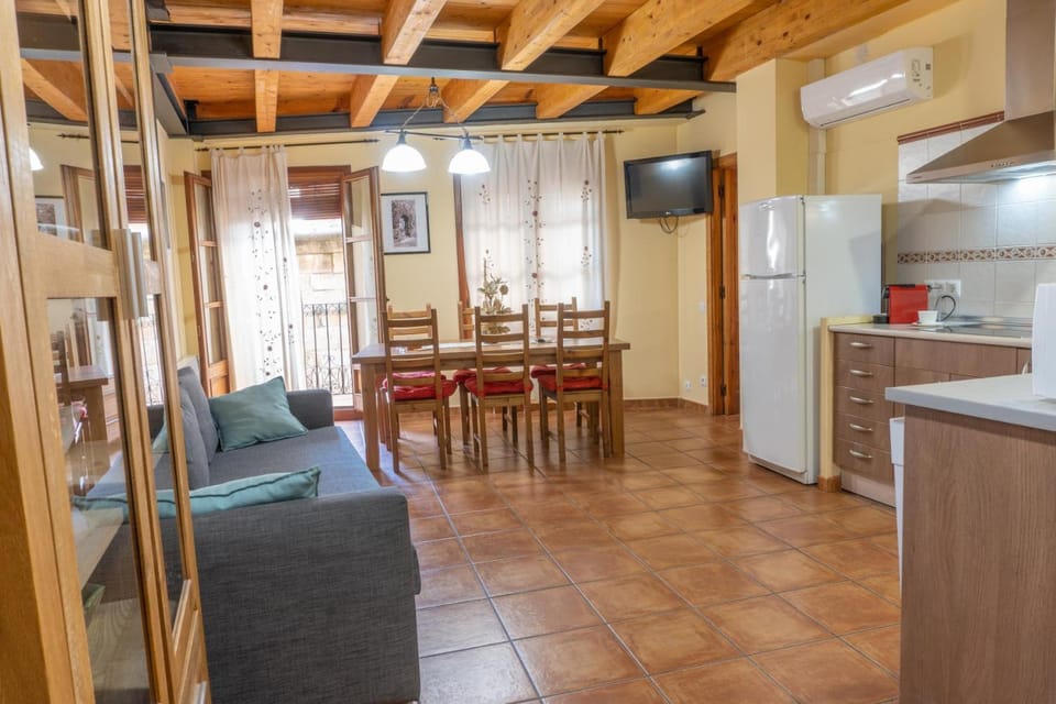 Kitchen or kitchenette, Living room, Dining area