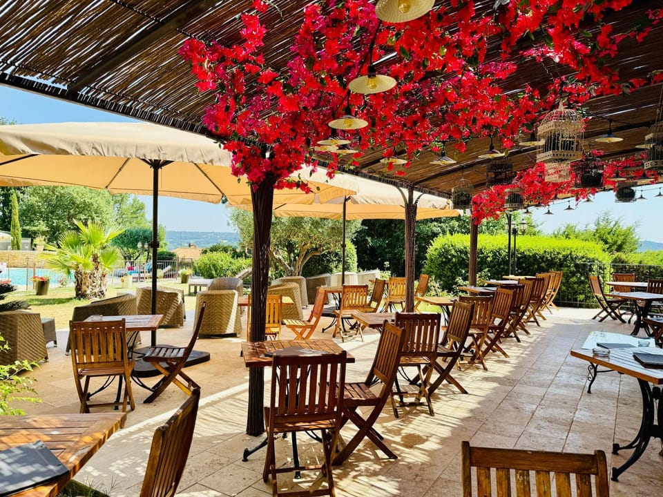 Patio, Natural landscape, Garden view