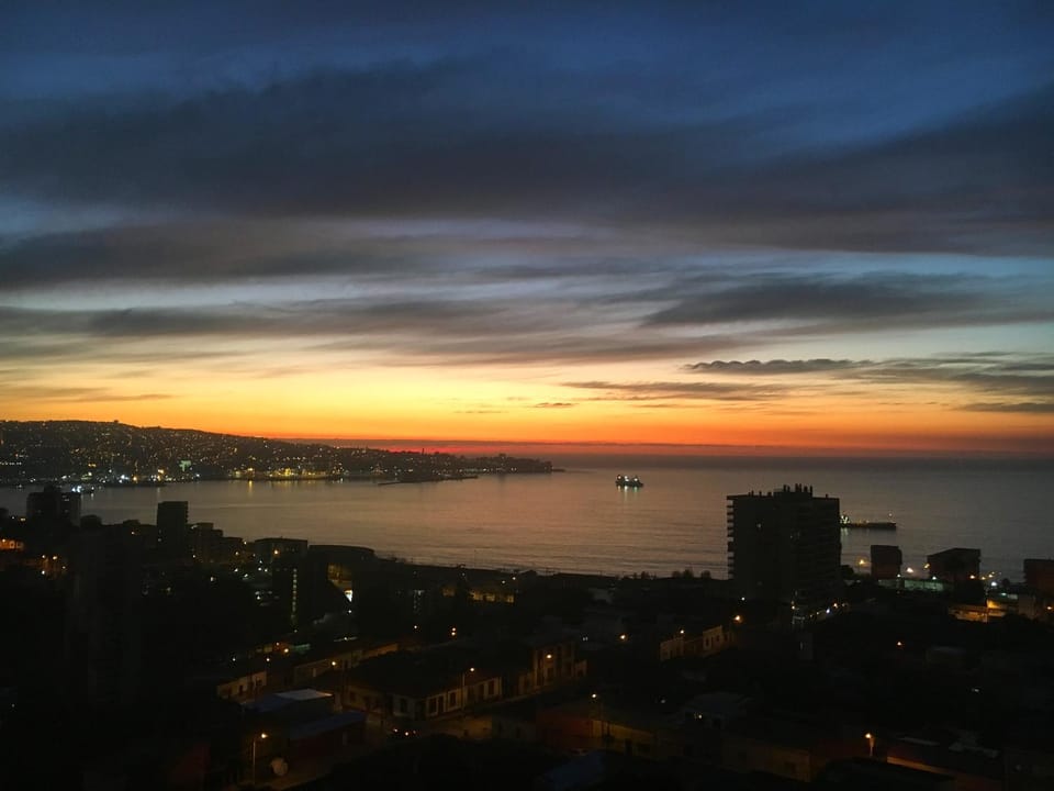 Natural landscape, City view, Sea view, Sea view, Sunset