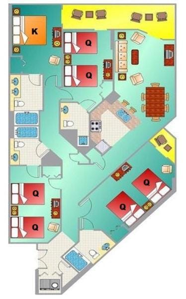 Shower, Toilet, Bed, Bathroom, TV and multimedia, Balcony/Terrace, Kitchen or kitchenette, Living room, Other, Seating area, Dining area, Bedroom, Sea view, Area and facilities, Family, Bath, dishwasher, furniture, internet, microwave, oven, stove, laundry, washing machine, dryer, kitchen, acessibility