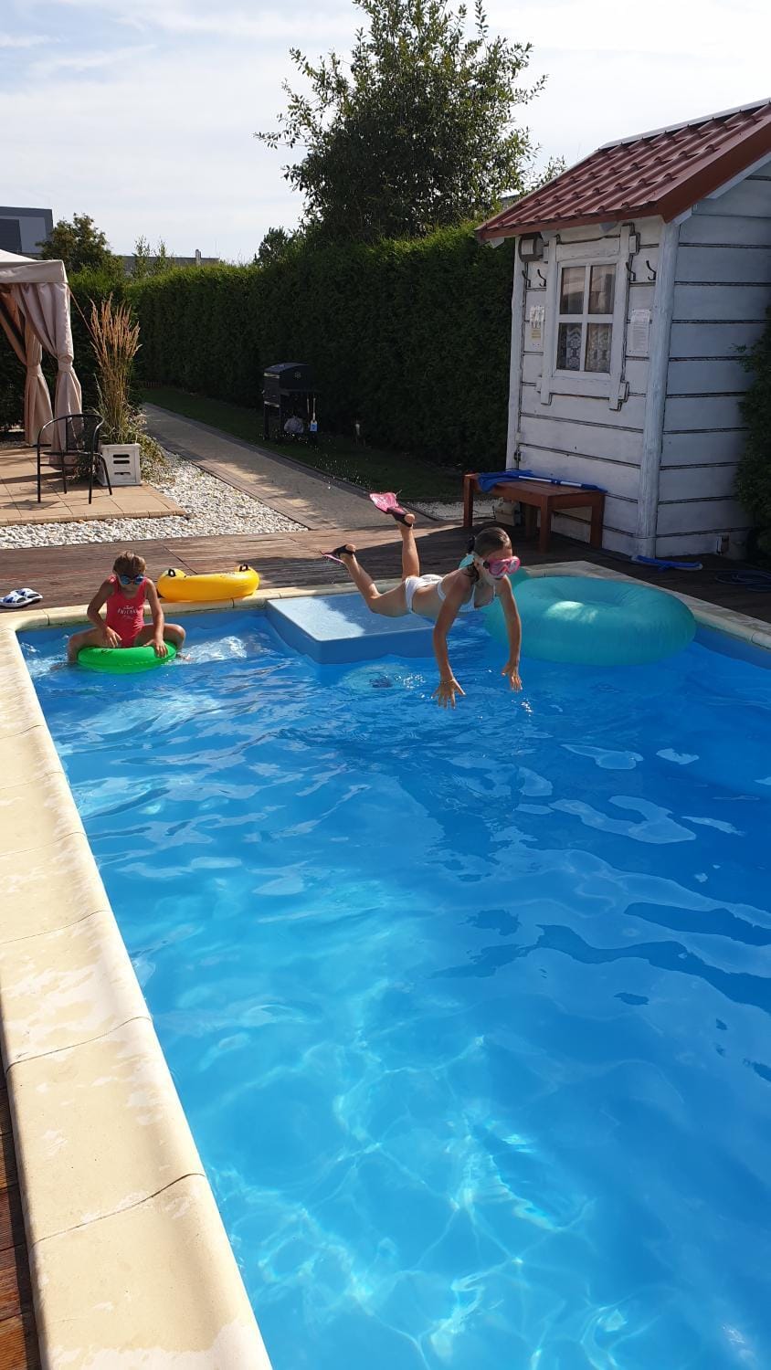 People, Swimming pool, children, Family
