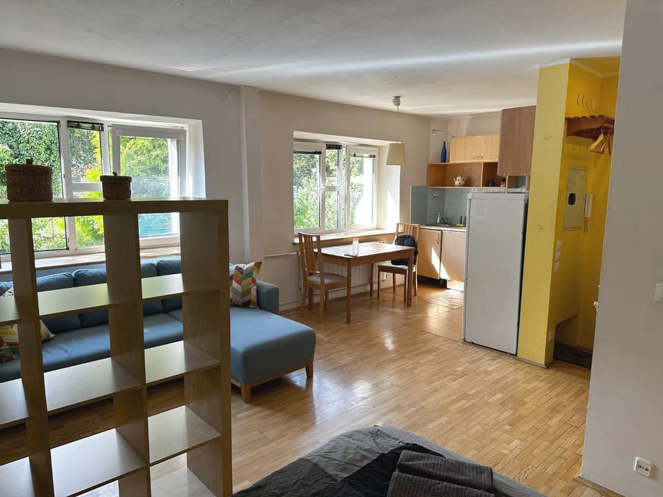 Living room, Seating area, Dining area