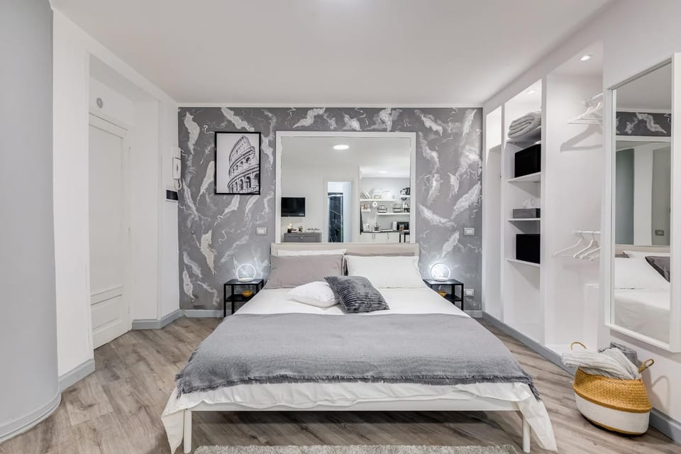 Bed, TV and multimedia, Kitchen or kitchenette, Photo of the whole room, Bedroom, Breakfast, towels