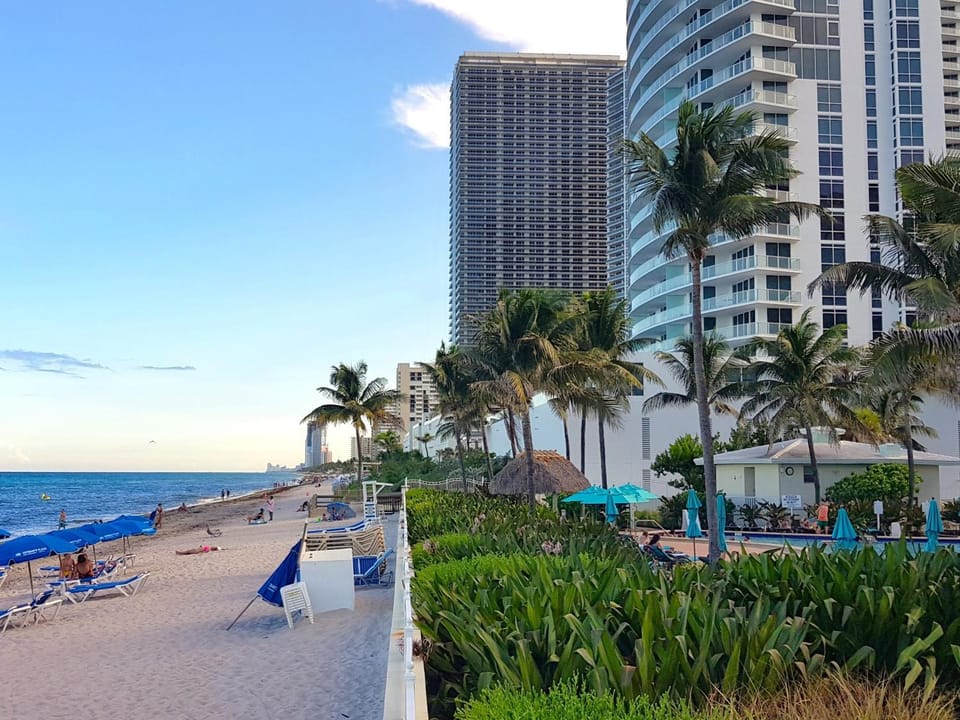 Property building, Beach, Swimming pool