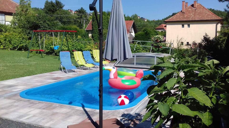 Summer, Garden, Swimming pool