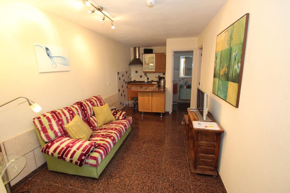 Living room, kitchen
