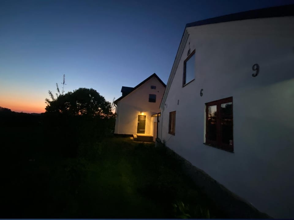 Property building, Sunset