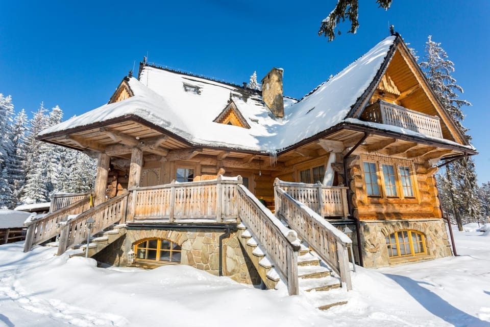 Property building, Day, Natural landscape, Winter