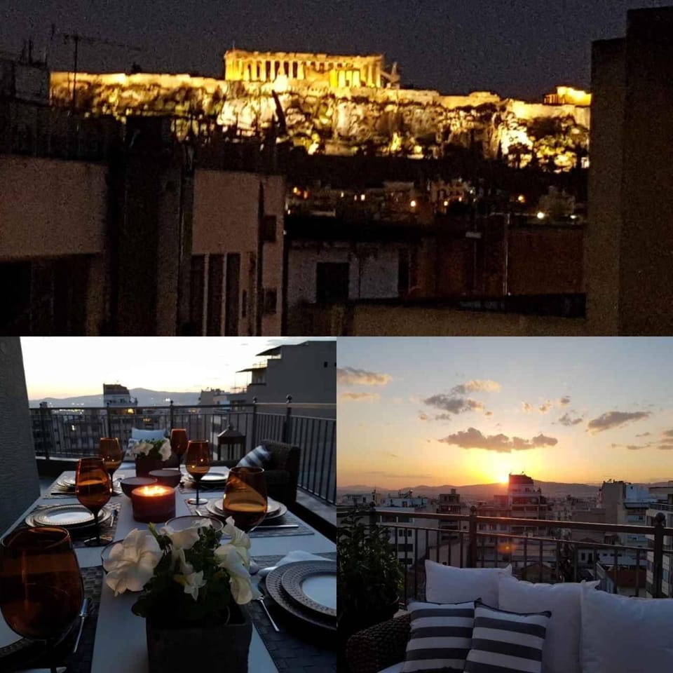 Balcony/Terrace, Dining area, City view