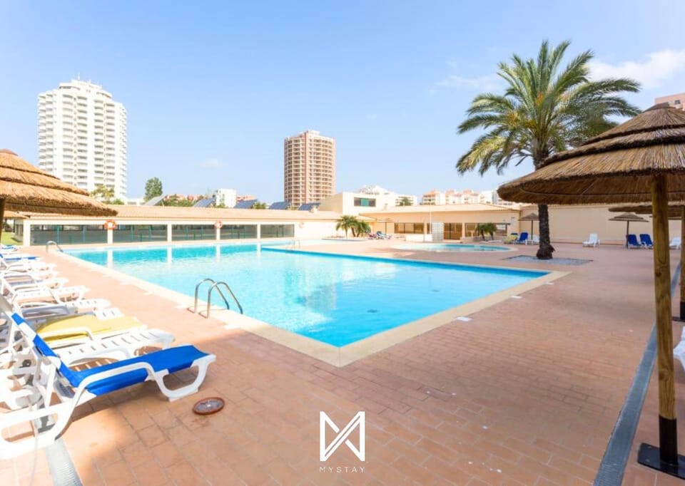 Property building, Pool view, Swimming pool