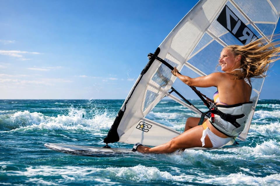 Natural landscape, Activities, Windsurfing, Windsurfing, Sea view