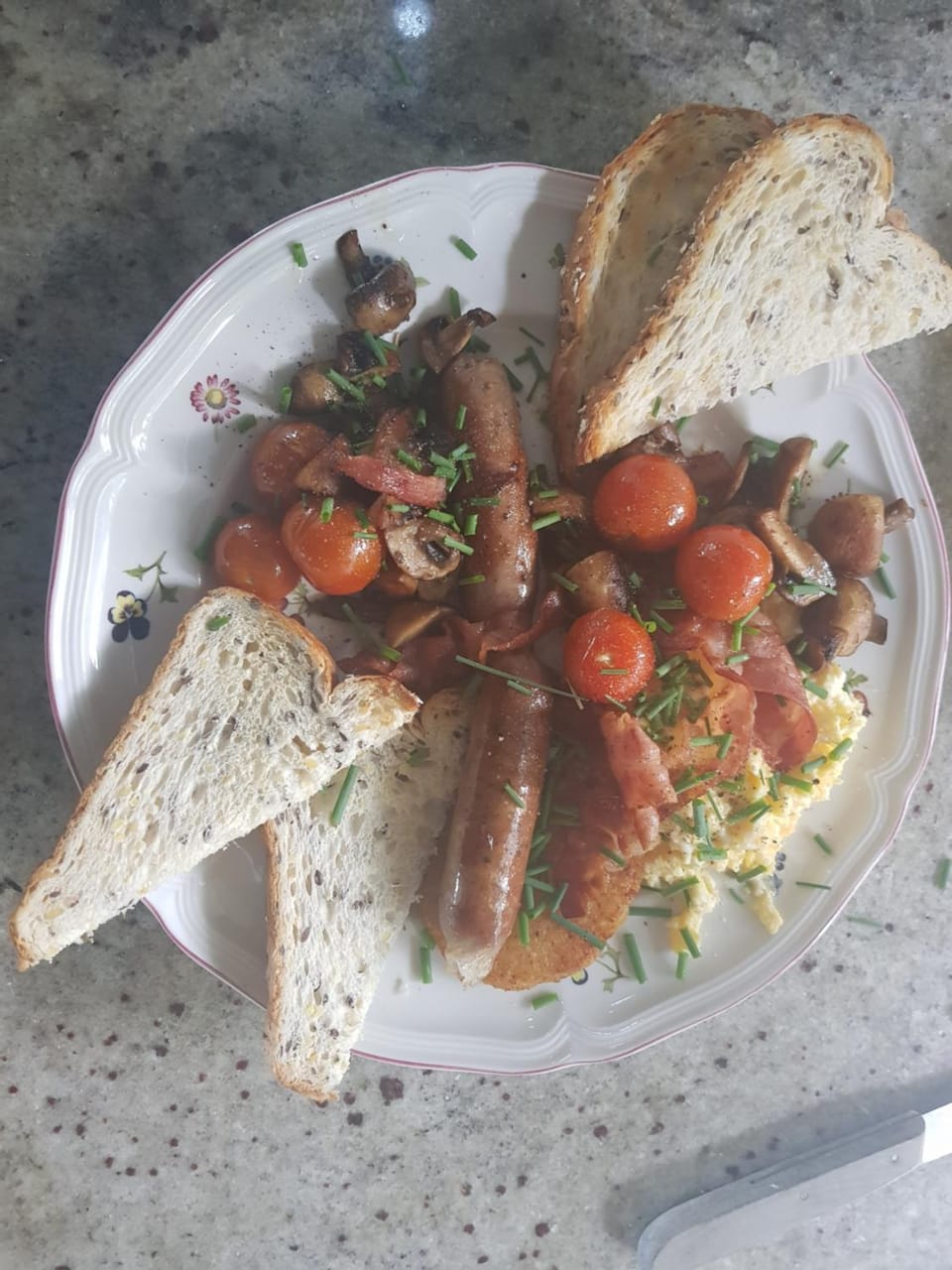 English/Irish breakfast, American breakfast