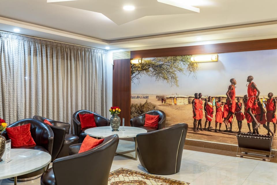 Lobby or reception, Seating area, Area and facilities, group of guests